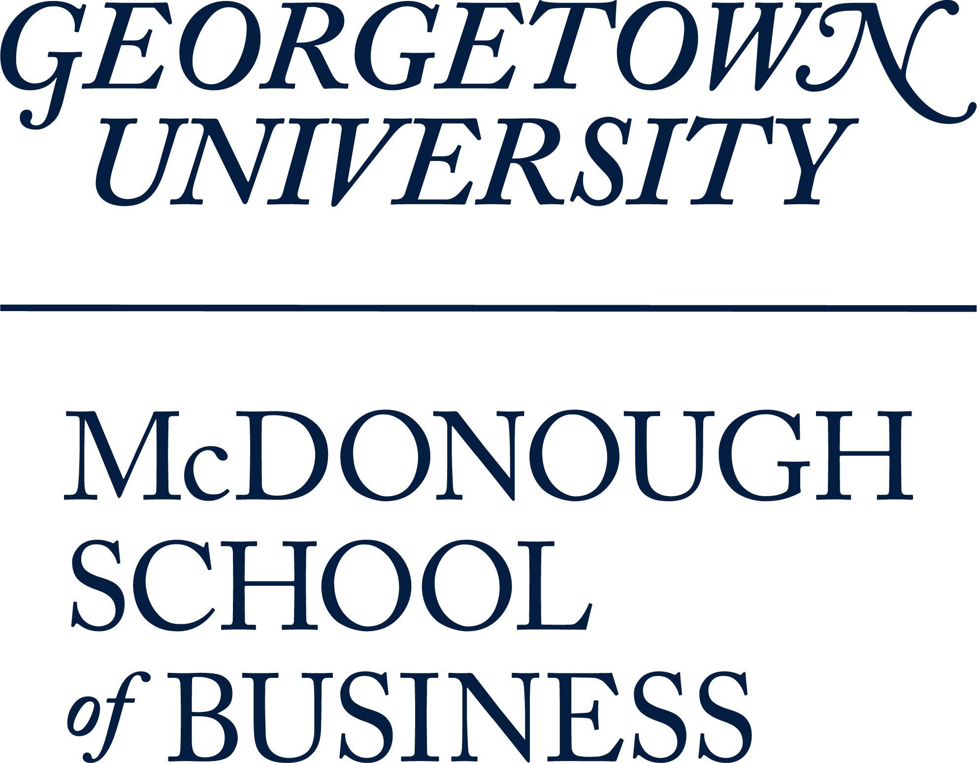Georgetown University  - McDonough SchoolÂ ofÂ Business